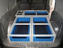01_The frames in an under-floor drawer system 